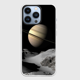 Чехол для iPhone 13 Pro с принтом Saturn в Екатеринбурге,  |  | cosmos | saturn | space | космос | пространство | сатурн