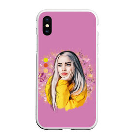 Чехол для iPhone XS Max матовый с принтом Билли Айлиш / Billie Eilish в Екатеринбурге, Силикон | Область печати: задняя сторона чехла, без боковых панелей | billie | billie eilish | eilish | айлиш | билли | билли айлиш