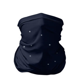 Бандана-труба 3D с принтом Ночное небо в Екатеринбурге, 100% полиэстер, ткань с особыми свойствами — Activecool | плотность 150‒180 г/м2; хорошо тянется, но сохраняет форму | звёзды | мерцание | небо | ночь | синий | сияние | тёмный | чёрный