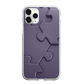 Чехол для iPhone 11 Pro Max матовый с принтом Puzzles в Екатеринбурге, Силикон |  | puzzles | геометрические пазлы | крупные пазлы | модные пазлы | пазл | пазлы