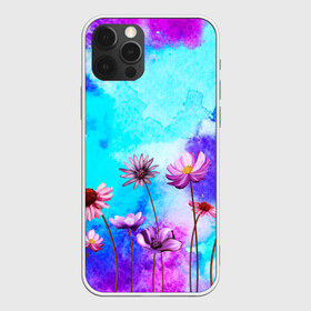 Чехол для iPhone 12 Pro Max с принтом Цветов аромат в Екатеринбурге, Силикон |  | flowers | акварельные | бабочки | бутоны | градиент | искусство | картины | краски | красочные | лепестки | лучшая | любимая | небеса | облака | пейзаж | подарок | поле | полевые | природа | растения