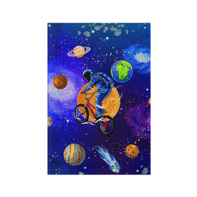 Обложка для паспорта матовая кожа с принтом Space bicycle в Екатеринбурге, натуральная матовая кожа | размер 19,3 х 13,7 см; прозрачные пластиковые крепления | Тематика изображения на принте: astronaut | bicycle | comet | cosmos | earth | jupiter | mars | moon | saturn | space | spacesuit | star | астронавт | велосипед | звезда | земля | комета | космонавт | космос | луна | марс | сатурн | скафандр | юлитер