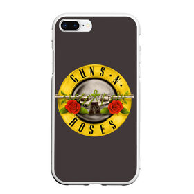 Чехол для iPhone 7Plus/8 Plus матовый с принтом Guns n Roses в Екатеринбурге, Силикон | Область печати: задняя сторона чехла, без боковых панелей | music | rock | группа | звезда | рок