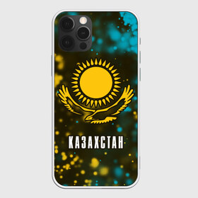 Чехол для iPhone 12 Pro Max с принтом КАЗАХСТАН KAZAKHSTAN в Екатеринбурге, Силикон |  | flag | kazakhstan | qazaqstan | герб | захах | казахстан | кахахи | лого | нур султан | республика | символ | страна | флаг