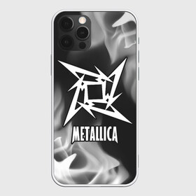 Чехол для iPhone 12 Pro Max с принтом METALLICA МЕТАЛЛИКА в Екатеринбурге, Силикон |  | Тематика изображения на принте: hetfield | james | logo | metal | metalica | metallica | music | rock | star | джеймс | звезда | знак | ларс | лого | логотип | логотипы | метал | металика | металлика | музыка | рок | символ | символы | ульрих | хэтфилд