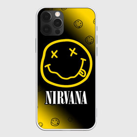 Чехол для iPhone 12 Pro Max с принтом NIRVANA НИРВАНА в Екатеринбурге, Силикон |  | band | cobain | face | kurt | logo | music | nirvana | rock | rocknroll | группа | кобейн | курт | лого | логотип | музыка | музыкальная | нирвана | рожица | рок | рокнролл | символ