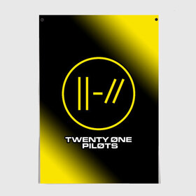 Постер с принтом TWENTY ONE PILOTS / 21 PILOTS в Екатеринбурге, 100% бумага
 | бумага, плотность 150 мг. Матовая, но за счет высокого коэффициента гладкости имеет небольшой блеск и дает на свету блики, но в отличии от глянцевой бумаги не покрыта лаком | logo | music | one | pilots | rock | symbol | top | twenty | twentyonepilots | ван | группа | лого | логотип | логотипы | музыка | пилотс | рок | символ | символы | твенти | топ