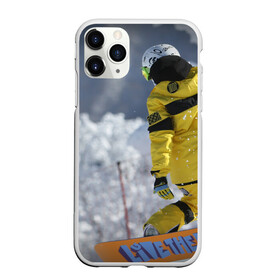 Чехол для iPhone 11 Pro Max матовый с принтом сноубордист в Екатеринбурге, Силикон |  | snowboard | прыжок | сноуборд | сноубординг | сноубордист | экстрим