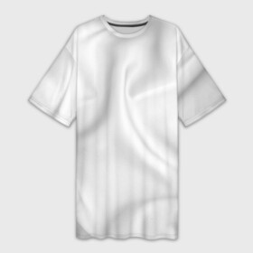 Платье-футболка 3D с принтом Белое полотно текстура в Екатеринбурге,  |  | белая ткань | мятая ткань | полотно | скатерть | ткань