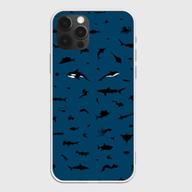 Чехол для iPhone 12 Pro Max с принтом Fish в Екатеринбурге, Силикон |  | dolphin | fish | killer whale | see life | shark | акула | дельфин | касатка | морские обитатели | рыба
