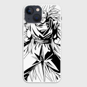 Чехол для iPhone 13 mini с принтом Goku Super Saiyan в Екатеринбурге,  |  | dragon ball z | goku super saiyan | аниме | драгон бол | манга | сон гоку