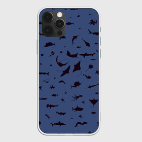 Чехол для iPhone 12 Pro Max с принтом Manta в Екатеринбурге, Силикон |  | dolphin | fish | killer whale | manta | see life | shark | акула | дельфин | касатка | морские обитатели | рыба