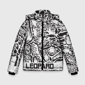 Зимняя куртка для мальчиков 3D с принтом Leopard в Екатеринбурге, ткань верха — 100% полиэстер; подклад — 100% полиэстер, утеплитель — 100% полиэстер | длина ниже бедра, удлиненная спинка, воротник стойка и отстегивающийся капюшон. Есть боковые карманы с листочкой на кнопках, утяжки по низу изделия и внутренний карман на молнии. 

Предусмотрены светоотражающий принт на спинке, радужный светоотражающий элемент на пуллере молнии и на резинке для утяжки | дикий | животные | кошка | леопард | пятна