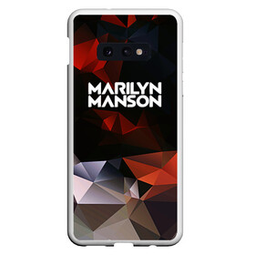 Чехол для Samsung S10E с принтом MARILYN MANSON в Екатеринбурге, Силикон | Область печати: задняя сторона чехла, без боковых панелей | geometry | him | korn | nightwish | rock | zombie | великий | геометрические | гитара | готика | готические | логотипы рок групп | металл | металлика | металлист | музыка | музыкальные | мэрилин мэнсон | рок группа