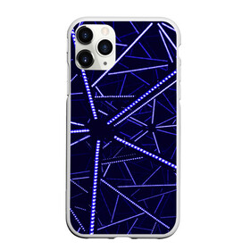 Чехол для iPhone 11 Pro Max матовый с принтом BlueGANG в Екатеринбурге, Силикон |  | abstraction | blue | forms | glow | led | neon | абстракция | неон | светодиод | свечение | синий | формы