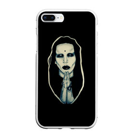 Чехол для iPhone 7Plus/8 Plus матовый с принтом Marilyn Manson в Екатеринбурге, Силикон | Область печати: задняя сторона чехла, без боковых панелей | 