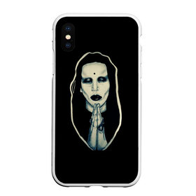 Чехол для iPhone XS Max матовый с принтом Marilyn Manson в Екатеринбурге, Силикон | Область печати: задняя сторона чехла, без боковых панелей | manson | marilyn | marilyn manson | мэнсон | мэрилин | мэрилин мэнсон