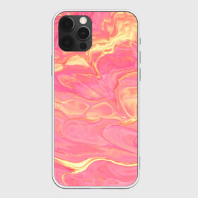 Чехол для iPhone 12 Pro Max с принтом Lava в Екатеринбурге, Силикон |  | Тематика изображения на принте: abstraction | lava | liquid | pink | stains | watercolor | абстракция | акварель | жидкий | лава | разводы | розовый