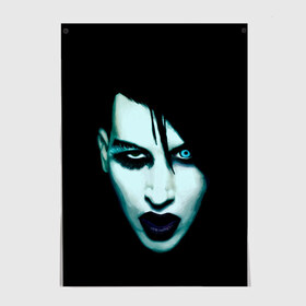 Постер с принтом Marilyn Manson в Екатеринбурге, 100% бумага
 | бумага, плотность 150 мг. Матовая, но за счет высокого коэффициента гладкости имеет небольшой блеск и дает на свету блики, но в отличии от глянцевой бумаги не покрыта лаком | goth | gothic | manson | marilyn | metal | mm | music | rock | гот | готы | метал | мэнсон | мэрилин | рок
