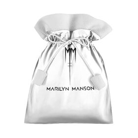 Подарочный 3D мешок с принтом Marilyn Manson в Екатеринбурге, 100% полиэстер | Размер: 29*39 см | manson | marilyn | marilyn manson | мэнсон | мэрилин | мэрилин мэнсон