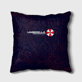 Подушка 3D с принтом UMBRELLA CORP / АМБРЕЛЛА в Екатеринбурге, наволочка – 100% полиэстер, наполнитель – холлофайбер (легкий наполнитель, не вызывает аллергию). | состоит из подушки и наволочки. Наволочка на молнии, легко снимается для стирки | corp | corporation | evil | game | games | logo | resident | umbrella | амбрелла | зла | зонт | зонтик | игра | игры | корп | корпорация | лого | логотип | обитель | резидент | символ | эвил