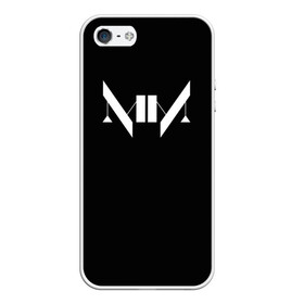 Чехол для iPhone 5/5S матовый с принтом Marilyn Manson в Екатеринбурге, Силикон | Область печати: задняя сторона чехла, без боковых панелей | manson | marilyn | marilyn manson | мэнсон | мэрилин | мэрилин мэнсон