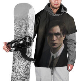 Накидка на куртку 3D с принтом Роберт Паттинсон в Екатеринбурге, 100% полиэстер |  | batman | robert pattinson | the batman | twilight | бетмен | бэтмен | роберт паттинсон | сумерки