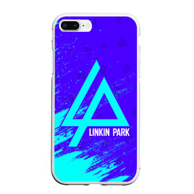 Чехол для iPhone 7Plus/8 Plus матовый с принтом LINKIN PARK ЛИНКИН ПАРК в Екатеринбурге, Силикон | Область печати: задняя сторона чехла, без боковых панелей | linkin | linkinpark | logo | lp | music | park | rock | линкин | линкинпарк | лого | логотип | логотипы | лп | музыка | парк | рок | символ