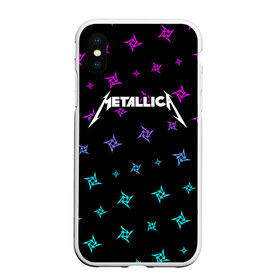 Чехол для iPhone XS Max матовый с принтом METALLICA МЕТАЛЛИКА в Екатеринбурге, Силикон | Область печати: задняя сторона чехла, без боковых панелей | hetfield | james | logo | metal | metalica | metallica | music | rock | star | джеймс | звезда | знак | ларс | лого | логотип | логотипы | метал | металика | металлика | музыка | рок | символ | символы | ульрих | хэтфилд