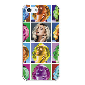 Чехол для iPhone 5/5S матовый с принтом Buzova pop-art в Екатеринбурге, Силикон | Область печати: задняя сторона чехла, без боковых панелей | buzova | celebrity | color | eyes | face | hairstyle | lips | olga | pop art | star | vanguard | авангард | глаза | губы | звезда | знаменитость | лицо | ольга бузова | поп арт | цвет