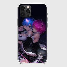 Чехол для iPhone 12 Pro с принтом Rem & Ram Re:Zero в Екатеринбурге, силикон | область печати: задняя сторона чехла, без боковых панелей | anime girls | beatrice re zero | emilia re zero | isekai seikatsu | kara hajimeru | puck re zero | ram re zero | re zero | re:zero | rem re zero | аниме | аниме re zero | анимэ | жизнь с нуля в альтернативном мире | манга | рам ре зеро | ранобэ
