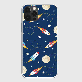Чехол для iPhone 12 Pro Max с принтом Космический путь в Екатеринбурге, Силикон |  | Тематика изображения на принте: арт | космос | луна | планета | планеты | полёт | полёт в космосе | ракета | ракеты | рисунок