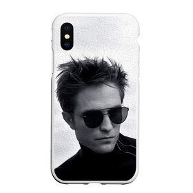 Чехол для iPhone XS Max матовый с принтом ROBERT PATTINSON в Екатеринбурге, Силикон | Область печати: задняя сторона чехла, без боковых панелей | batman | devil all the time | robert pattinson | the batman | twilight | бетмен | бэтмен | дьявол всегда здесь | роберт паттинсон | сумерки