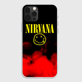Чехол для iPhone 12 Pro Max с принтом NIRVANA в Екатеринбурге, Силикон |  | nirvana | smile | курт кобейн | нирвана | смайл