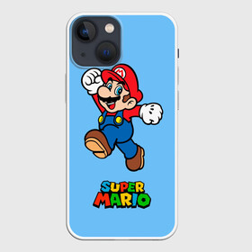 Чехол для iPhone 13 mini с принтом Super Mario в Екатеринбурге,  |  | game | mario | sega | super | super mario | игры | м | марио | сега | супер марио