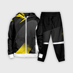 Детский костюм 3D с принтом SPORT WEAR YELLOW в Екатеринбурге,  |  | abstraction | geometry | neon | sport | sport wear | texture | абстракция | брызги | геометрия | краски | красный | линии | неон | неоновый | полосы | соты | спорт | спортивная одежда | спортивная форма | текстура | фигуры