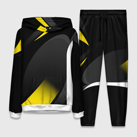 Женский костюм 3D (с толстовкой) с принтом SPORT WEAR YELLOW в Екатеринбурге,  |  | abstraction | geometry | neon | sport | sport wear | texture | абстракция | брызги | геометрия | краски | красный | линии | неон | неоновый | полосы | соты | спорт | спортивная одежда | спортивная форма | текстура | фигуры