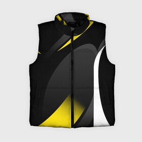 Женский жилет утепленный 3D с принтом SPORT WEAR YELLOW в Екатеринбурге,  |  | abstraction | geometry | neon | sport | sport wear | texture | абстракция | брызги | геометрия | краски | красный | линии | неон | неоновый | полосы | соты | спорт | спортивная одежда | спортивная форма | текстура | фигуры