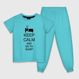 Детская пижама хлопок с принтом KEEP CALM AND GO TO SLEEP в Екатеринбурге, 100% хлопок |  брюки и футболка прямого кроя, без карманов, на брюках мягкая резинка на поясе и по низу штанин
 | go to sleep | keep | keep calm | keep calm and | keep calm and go | keep calm and go to | keep calm and go to sleep | иди спать | сохраняй спокойствие | сохраняй спокойствие и иди спать