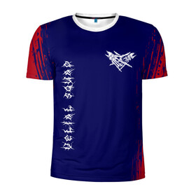 Мужская футболка 3D спортивная с принтом VELIAL SQUAD. в Екатеринбурге, 100% полиэстер с улучшенными характеристиками | приталенный силуэт, круглая горловина, широкие плечи, сужается к линии бедра | velial squad | велиал сквад
