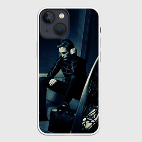 Чехол для iPhone 13 mini с принтом Роберт Паттинсон в Екатеринбурге,  |  | batman | devil all the time | robert pattinson | the batman | twilight | бетмен | бэтмен | дьявол всегда здесь | роберт паттинсон | сумерки