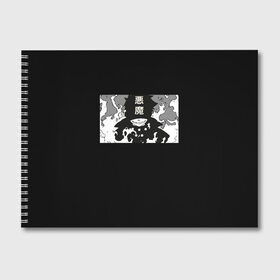 Альбом для рисования с принтом Shinra the devil в Екатеринбурге, 100% бумага
 | матовая бумага, плотность 200 мг. | Тематика изображения на принте: 