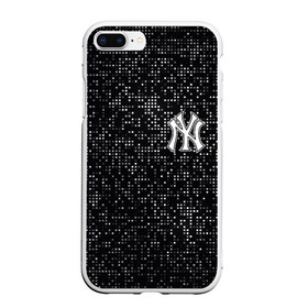 Чехол для iPhone 7Plus/8 Plus матовый с принтом New York Yankees в Екатеринбурге, Силикон | Область печати: задняя сторона чехла, без боковых панелей | baseball | fashion | game | glitch | new york | sport | бейсбол | игра | мода | нью йорк | спорт