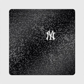 Магнит виниловый Квадрат с принтом New York Yankees в Екатеринбурге, полимерный материал с магнитным слоем | размер 9*9 см, закругленные углы | Тематика изображения на принте: baseball | fashion | game | glitch | new york | sport | бейсбол | игра | мода | нью йорк | спорт