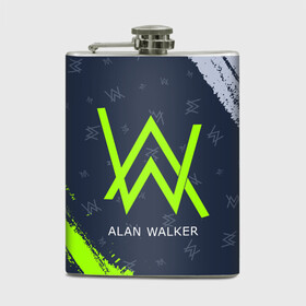 Фляга с принтом ALAN WALKER / АЛАН УОКЕР в Екатеринбурге, металлический корпус | емкость 0,22 л, размер 125 х 94 мм. Виниловая наклейка запечатывается полностью | alan | faded | house | logo | music | walker | алан | вокер | волкер | диджей | лого | логотип | логотипы | музыка | музыкант | символ | символы | танцеальная | уокер | хаус | электронная