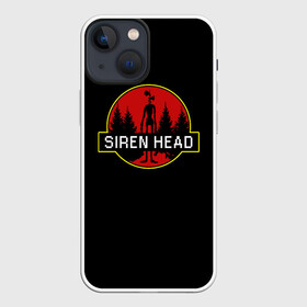 Чехол для iPhone 13 mini с принтом Siren Head в Екатеринбурге,  |  | siren head | игра | лес | монстр | персонаж | сирена | сиреноголовый | чудовище