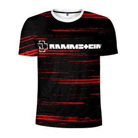 Мужская футболка 3D спортивная с принтом Rammstein. в Екатеринбурге, 100% полиэстер с улучшенными характеристиками | приталенный силуэт, круглая горловина, широкие плечи, сужается к линии бедра | music | rammstein | rock | индастриал метал | метал группа | музыка | музыкальная группа | немецкая метал группа | рамштайн | рок | хард рок