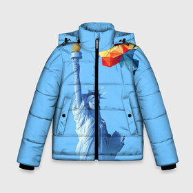 Зимняя куртка для мальчиков 3D с принтом Digital art 11-00-77 в Екатеринбурге, ткань верха — 100% полиэстер; подклад — 100% полиэстер, утеплитель — 100% полиэстер | длина ниже бедра, удлиненная спинка, воротник стойка и отстегивающийся капюшон. Есть боковые карманы с листочкой на кнопках, утяжки по низу изделия и внутренний карман на молнии. 

Предусмотрены светоотражающий принт на спинке, радужный светоотражающий элемент на пуллере молнии и на резинке для утяжки | Тематика изображения на принте: aesthetic art | vaporwave art | арт | цифровые файлы