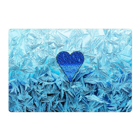 Магнитный плакат 3Х2 с принтом Ледяное сердце в Екатеринбурге, Полимерный материал с магнитным слоем | 6 деталей размером 9*9 см | Тематика изображения на принте: christmas | frozen | new year | snow | winter | влюбленные | дед мороз | зима | зимний | лед | любимая жена | любовь | мама | новый год | подарок | рождество | сердечки | снег | снежинки | снежная королева | узоры
