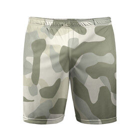 Мужские шорты спортивные с принтом camouflage 1 в Екатеринбурге,  |  | армия россии | войска | камуфляж | орнамент | узор